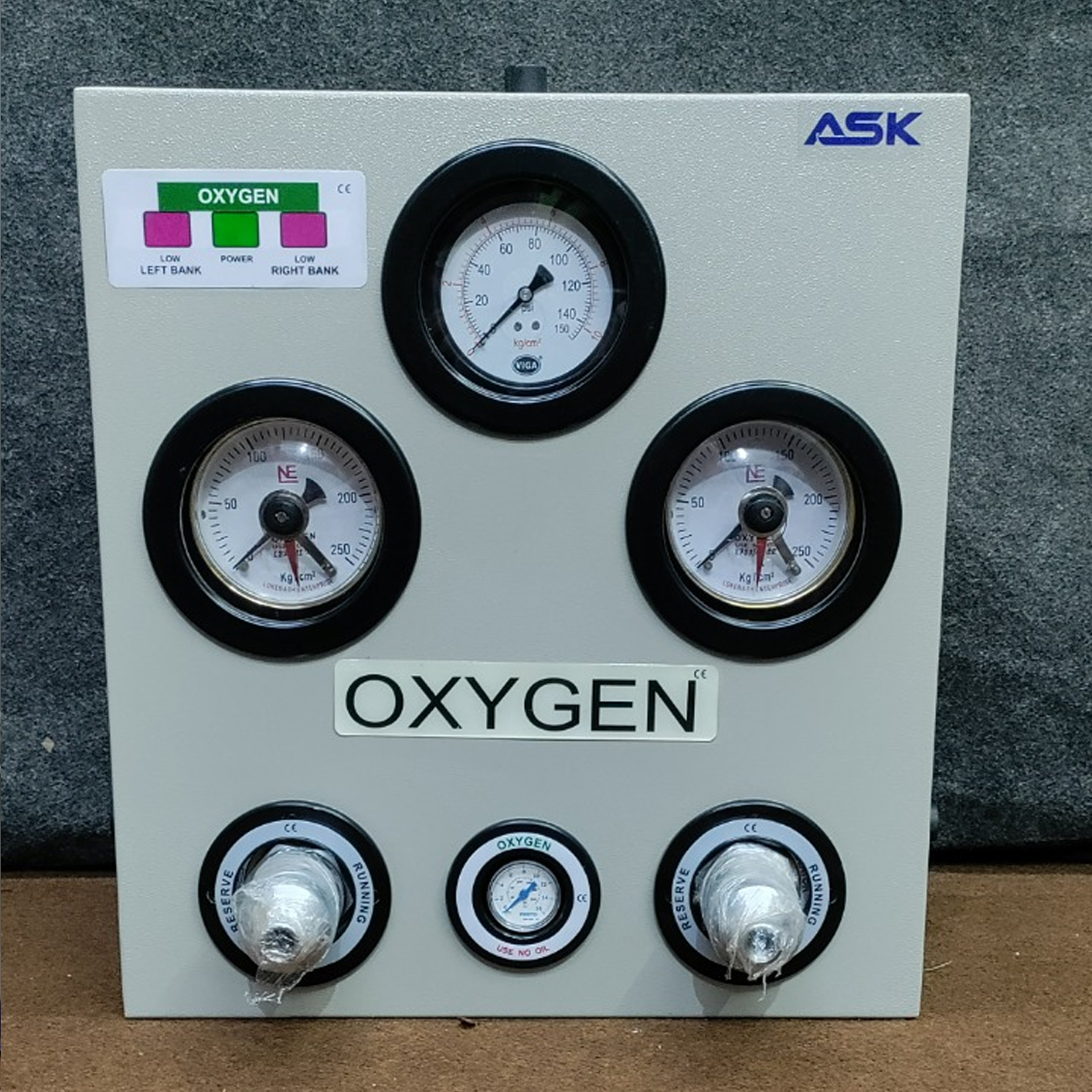 Semi Automatic Oxygen Control Panel